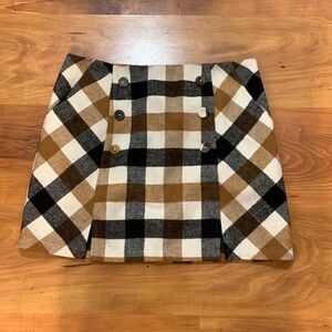 Forever 21 neutral striped skirt